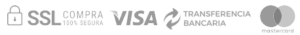 Pago seguro — SSL, Visa, Mastercard, transferencia